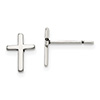 Silver Cross Stud Earrings