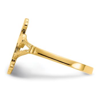 14K Gold Passion Cross Ring for Women 3