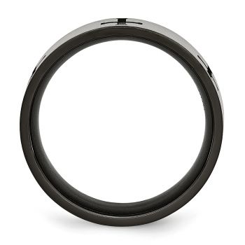 Black Plated Titanium Cross Band 2