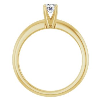 0.25 Carat Lab-Grown Diamond Solitaire Ring in 14K Gold 2