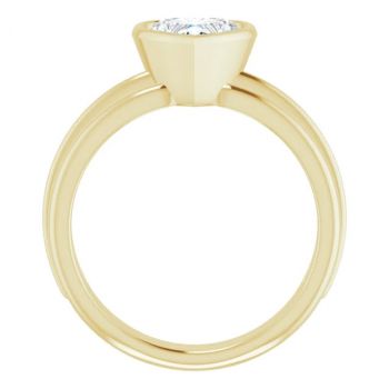 Lab-Grown 1 Carat Heart-Shaped Diamond Solitaire Engagement Ring 2
