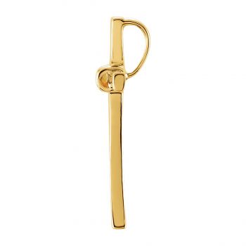 14K Gold Yellow Citrine Cross Pendant for Women with Hidden Bail 2