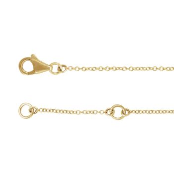 1/5 Carat Double Sideways Diamond Cross Bracelet in 14K Gold 3