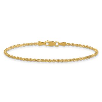 18K Gold 1.9mm Rope Bracelet 3