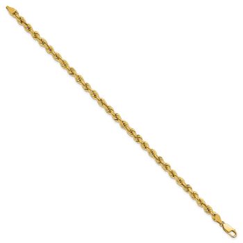 18K Gold 4.8mm Rope Bracelet 2