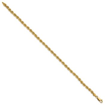 18K Gold 4mm Rope Bracelet 2