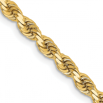 3.25mm Diamond-Cut Rope Chain in 14K Gold 2