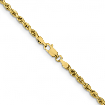 3.25mm Diamond-Cut Rope Chain in 14K Gold 3