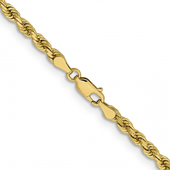 3.75mm Diamond-Cut Rope Chain Necklace in 14K Gold 3