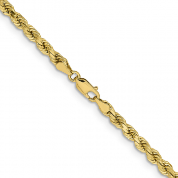 4.25mm 14K Gold Diamond-Cut Rope Chain 3