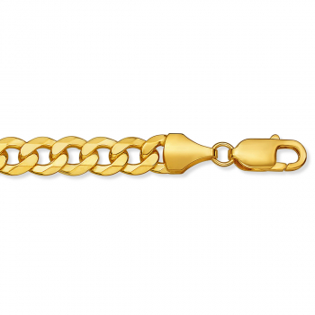 14K Gold 5.75mm Curb Link Chain Necklace 3