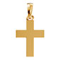 14K Gold Handmade Tiny Cross Pendant