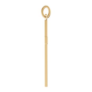 Tender Grace Women's 14K Gold Plain Cross Necklace 4