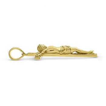 22K Gold Divinely Craft Medium Crucifix Pendant for Men 4