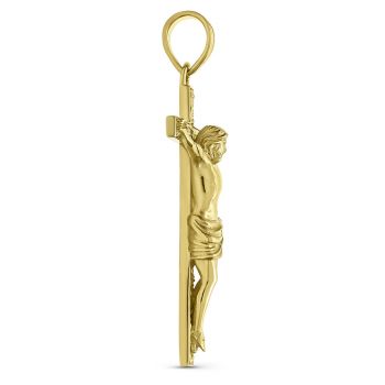 22K Gold Divinely Craft Medium Crucifix Pendant for Men 3