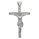 Platinum Eternal Vow Women's Crucifix Pendant