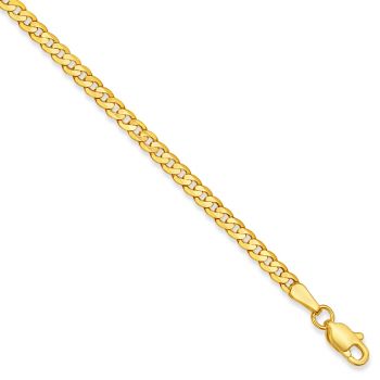 26 Inch 14K Gold 2.3mm Curb Link Chain Necklace 2