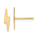 14K Gold Lightning Bolt Earrings