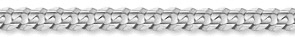 White Gold Curb Chain