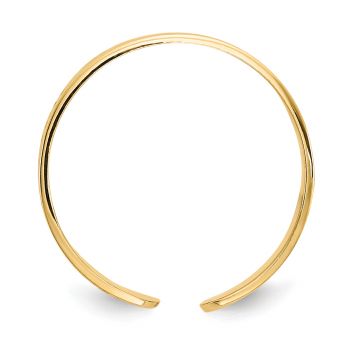 14K Gold Greek Key Toe Ring 2