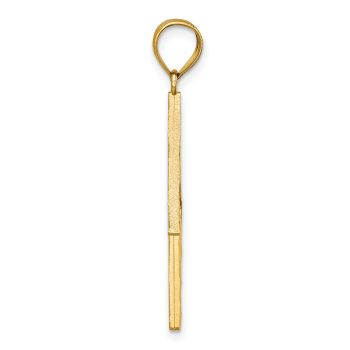 Lightning Bolt Pendant in 14K Gold 2