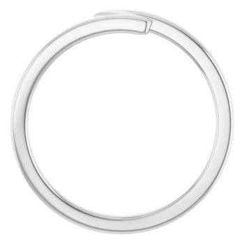 14K White Gold Lightning Bolt Ring 2