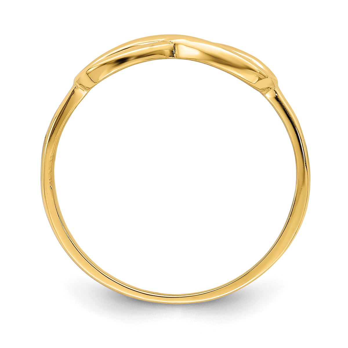 14K Gold Infinity Ring for Women