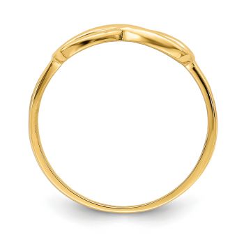 14K Gold Infinity Ring for Women 2