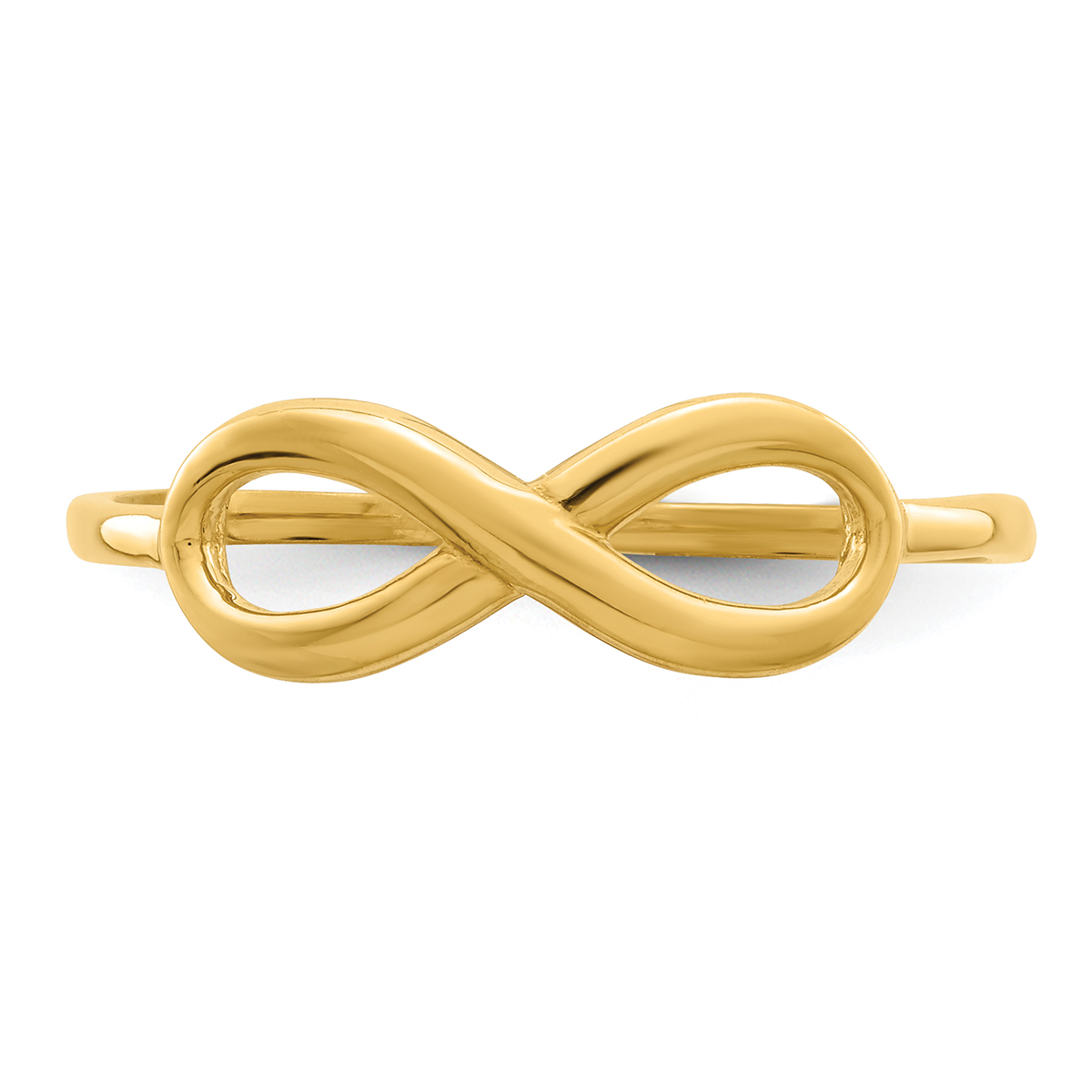 14K Gold Infinity Ring for Women