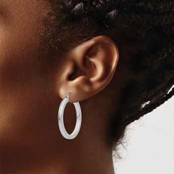 14K White Gold 1 3/16