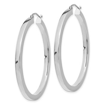 Large 14K White Gold 1 7/8