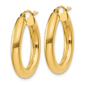 14K Gold Hoop Earrings - 1