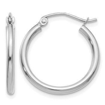 Small 14K White Gold 3/4