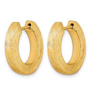 18K Gold Italian Textured 3/4