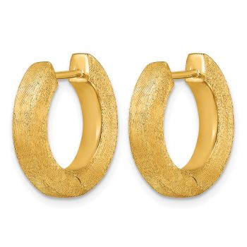 18K Gold Italian Textured 3/4