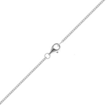 1.8mm Platinum Curb Chain Necklace