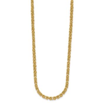 Italian Byzantine Necklace for Women, 14K Gold 2