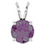 1 Carat Lab-Grown Alexandrite Solitaire Pendant in 14K White Gold