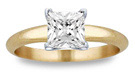 Princess Cut Diamond Solitaire Ring