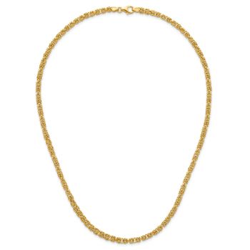 Italian Byzantine Necklace for Women, 14K Gold 3