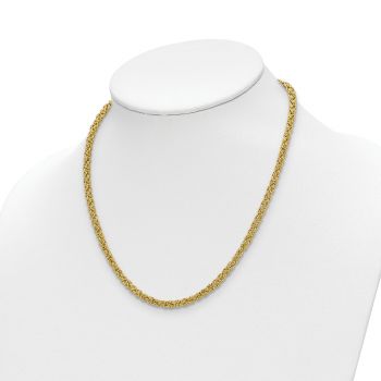 Italian Byzantine Necklace for Women, 14K Gold 4