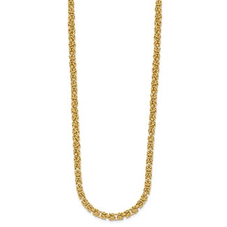 Italian Byzantine Necklace for Women, 14K Gold
