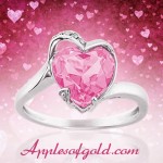 Pink Topaz Rings that Say Thank You