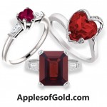Garnet Rings: Bright Accents to the Season’s Nautical and Denim Looks