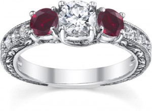 diamond ruby ring