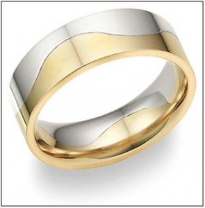 Two-Halves One Flesh Wedding Band Ring