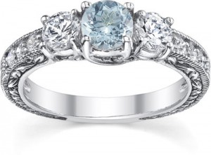antique-style-three-stone-diamond-and-aquamarine-engagement-ring-QDR-5-DAQWC
