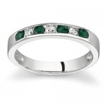 Diamonds and Emeralds: Two Elegant Gems in One Setting