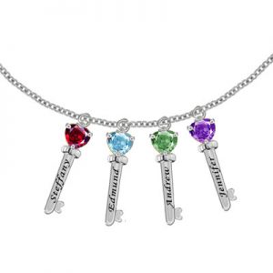 family-key-pendant-necklace-with-4-cz-stones-in-sterling-silver-mp30516-4c