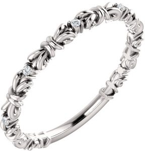 diamond-knot-stackable-ring
